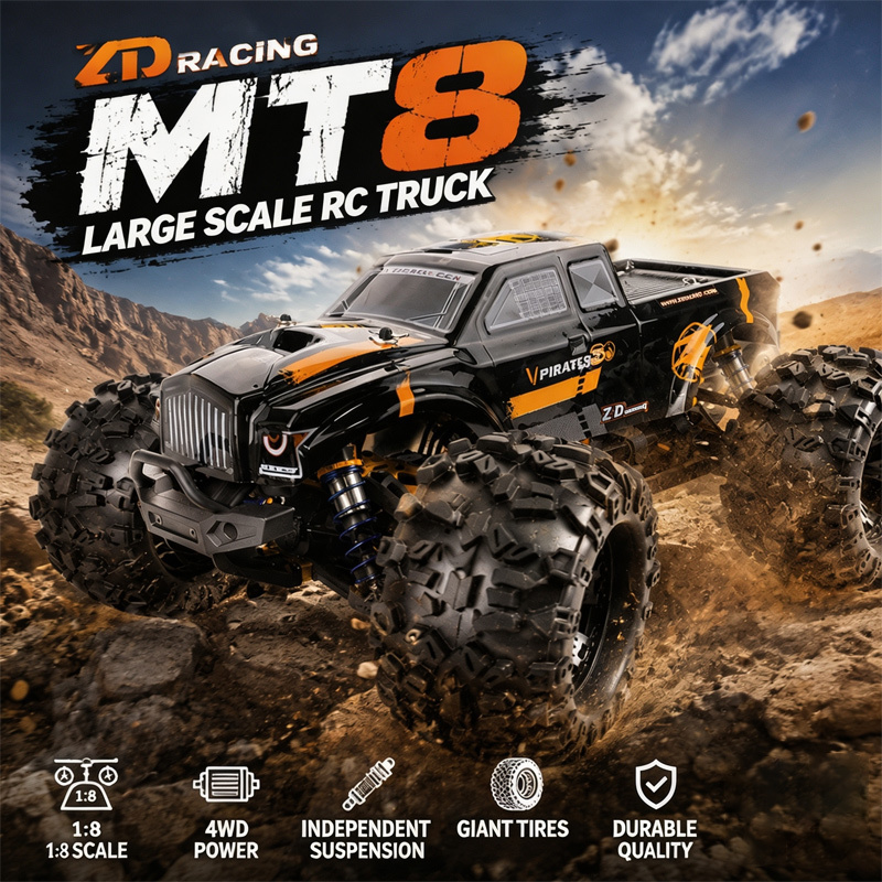 Rc Hobby Grade Monster Truck - Новый радиоуправляемый монстр-трак ZD Racing MT8,