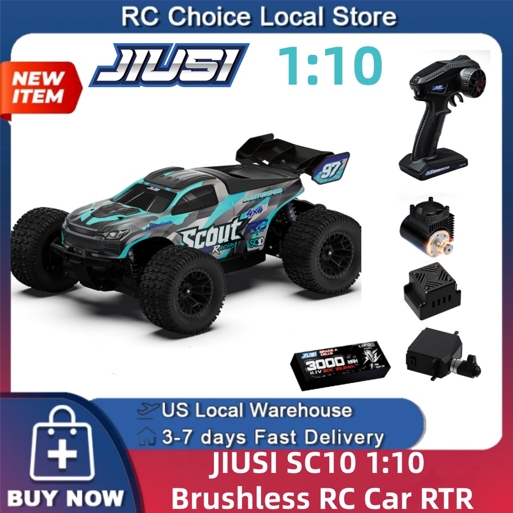 Rc Hobby Grade Truck - JIUSI SC10 1/10 Бесщеточный радиоуправляемый автомобиль