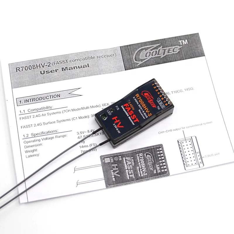 Новый приемник Cooltech R7008H – обзор и цена Receiver Sbus 8Ch