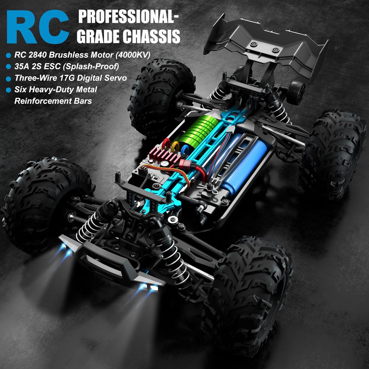 Бесщеточный радиоуправляемый м – обзор и цена Rc Hobby Grade Monster Truck
