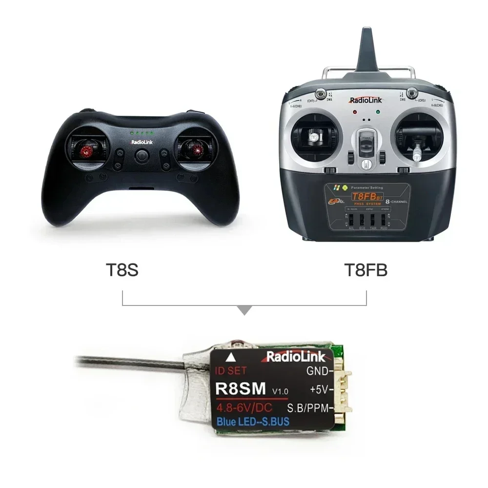 Радиоприемник Radiolink R8SM 8 – обзор и цена Receiver Sbus 8Ch