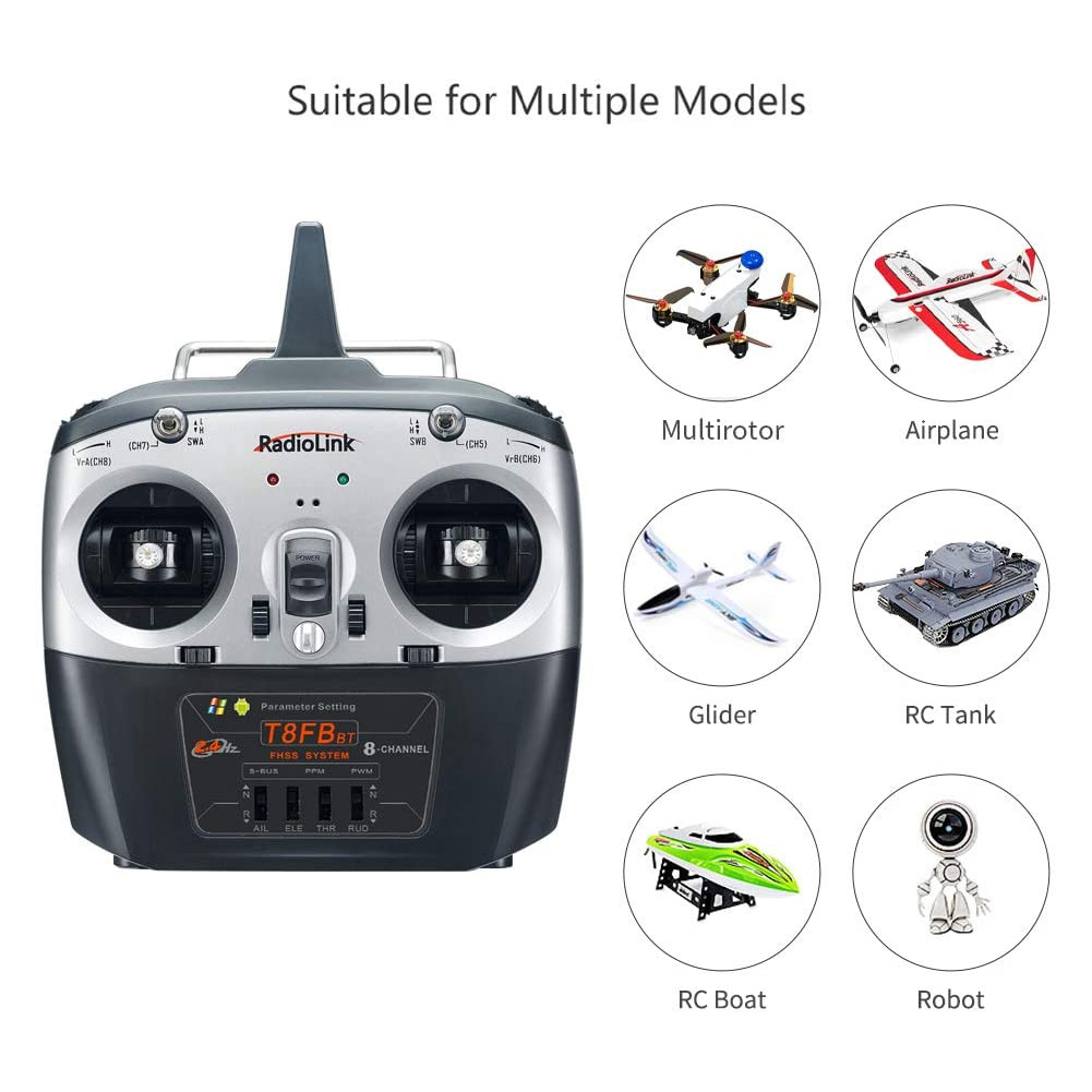 Радиопередатчик Radiolink T8FB – обзор и цена Receiver Sbus 8Ch
