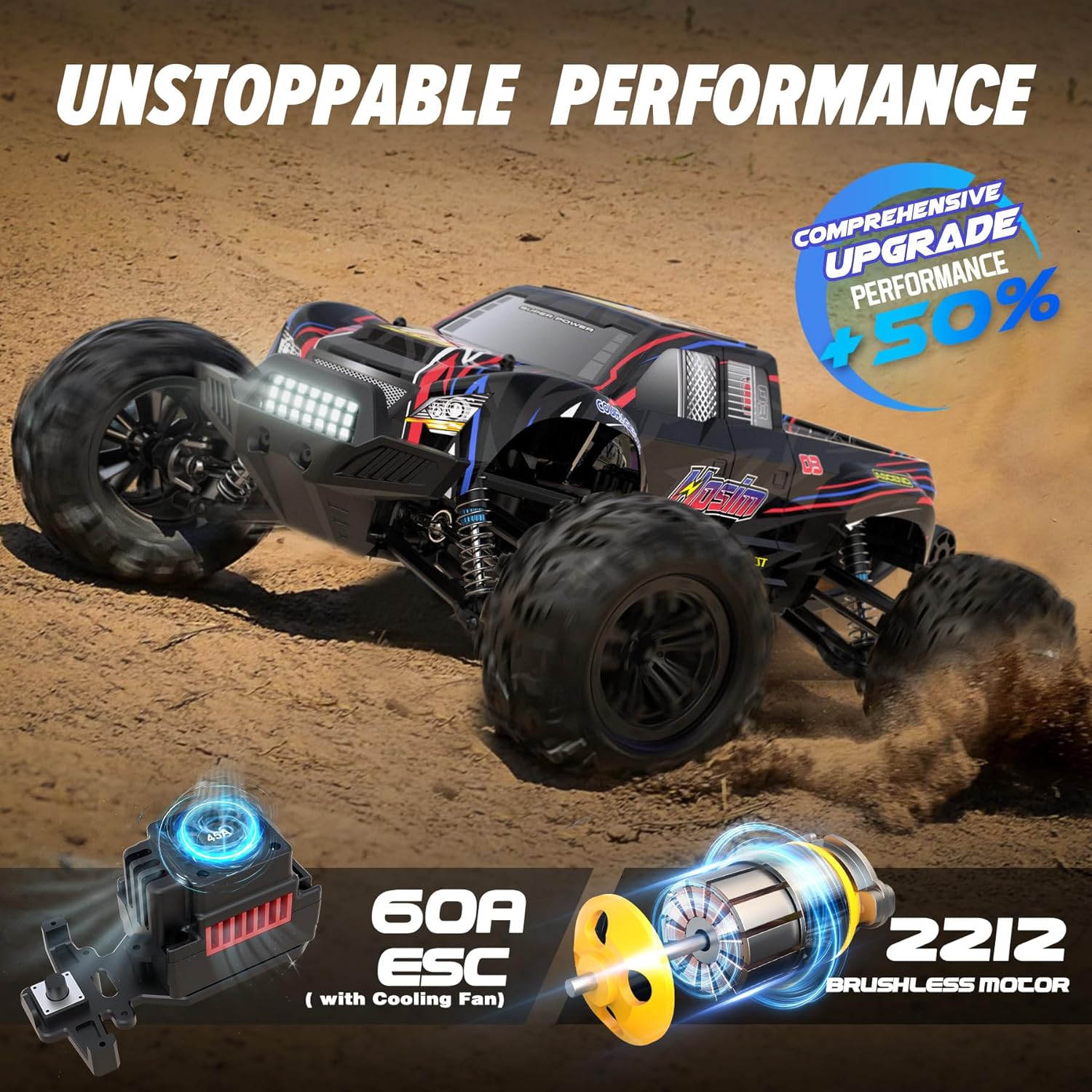 Радиоуправляемый монстр-трак 4 – обзор и цена Rc Hobby Grade Monster Truck