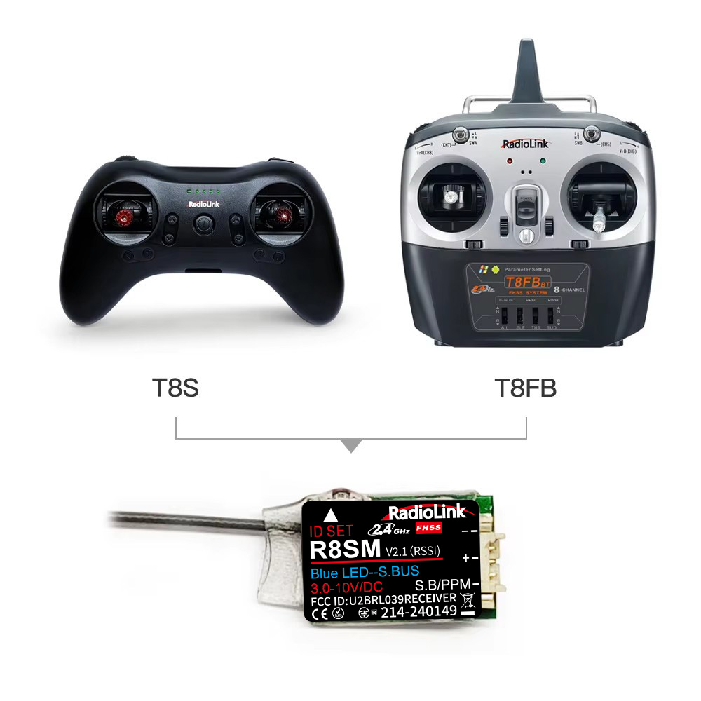 Радиоприемник RadioLink R8SM 8 – обзор и цена Receiver Sbus 8Ch