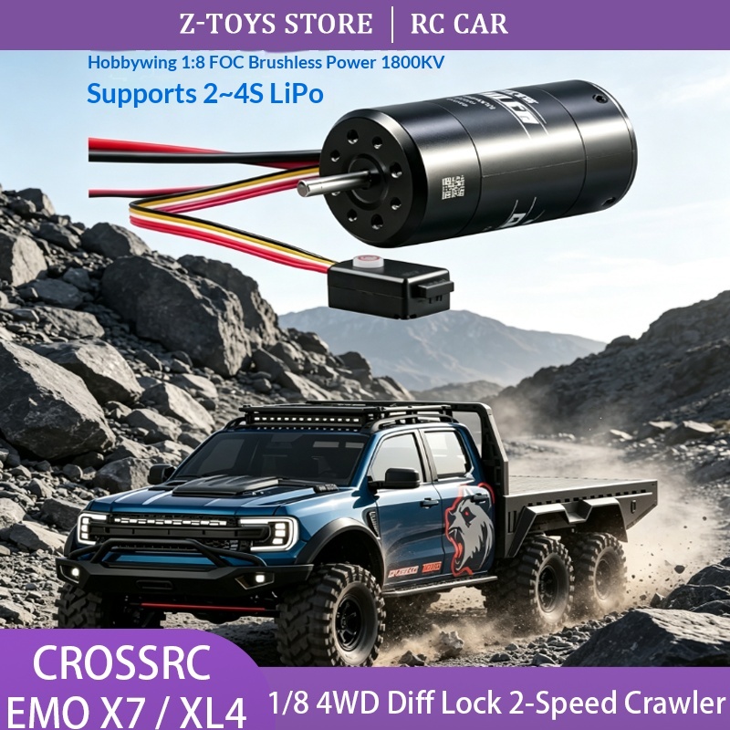 CROSSRC EMO X7 XL4 1/8 RC Внед – обзор и цена Rc Hobby Grade Truck
