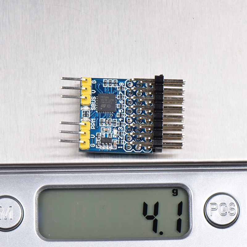 8-канальный ШИМ PPM SBUS модул – обзор и цена Receiver Sbus 8Ch