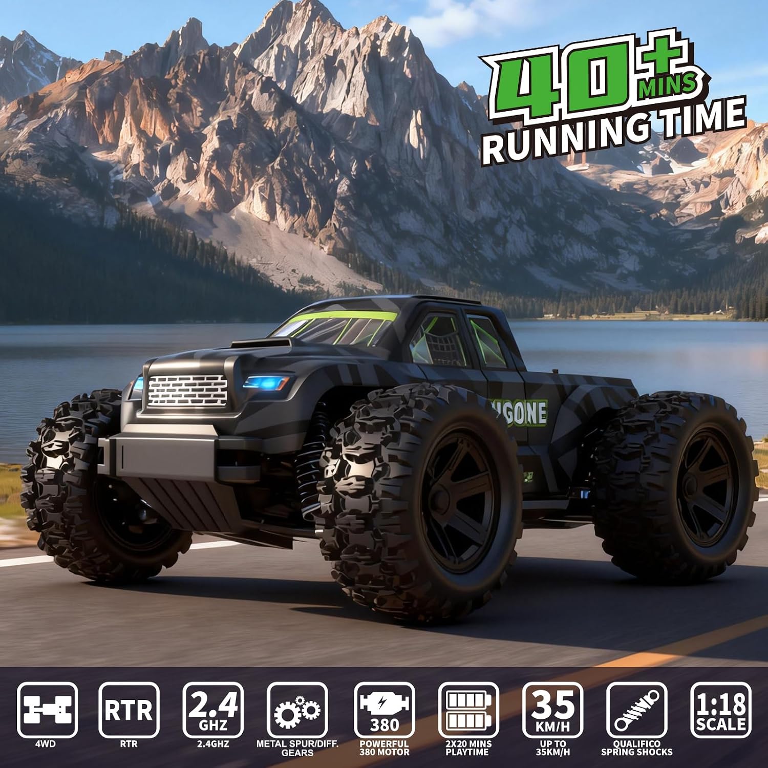 Высокоскоростная радиоуправляе – обзор и цена Rc Hobby Grade Monster Truck