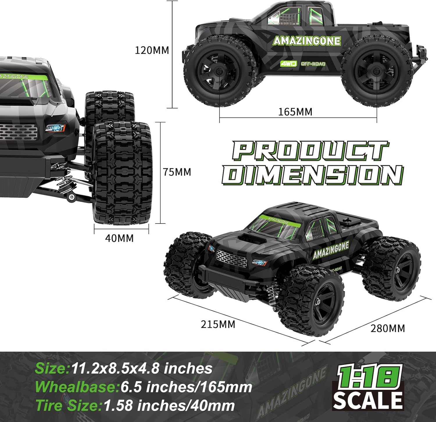 Высокоскоростная радиоуправляе – обзор и цена Rc Hobby Grade Monster Truck